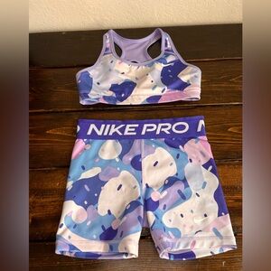 Girls Nike pro set